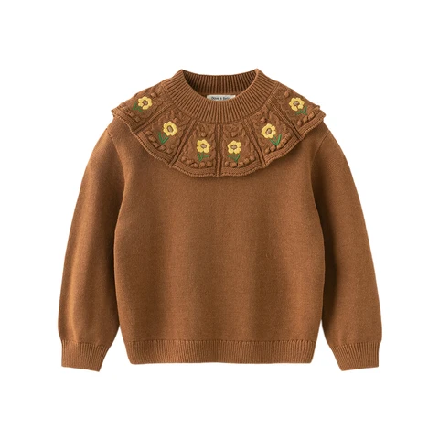 Dave Bella детский пуловер из хлопка и шерсти