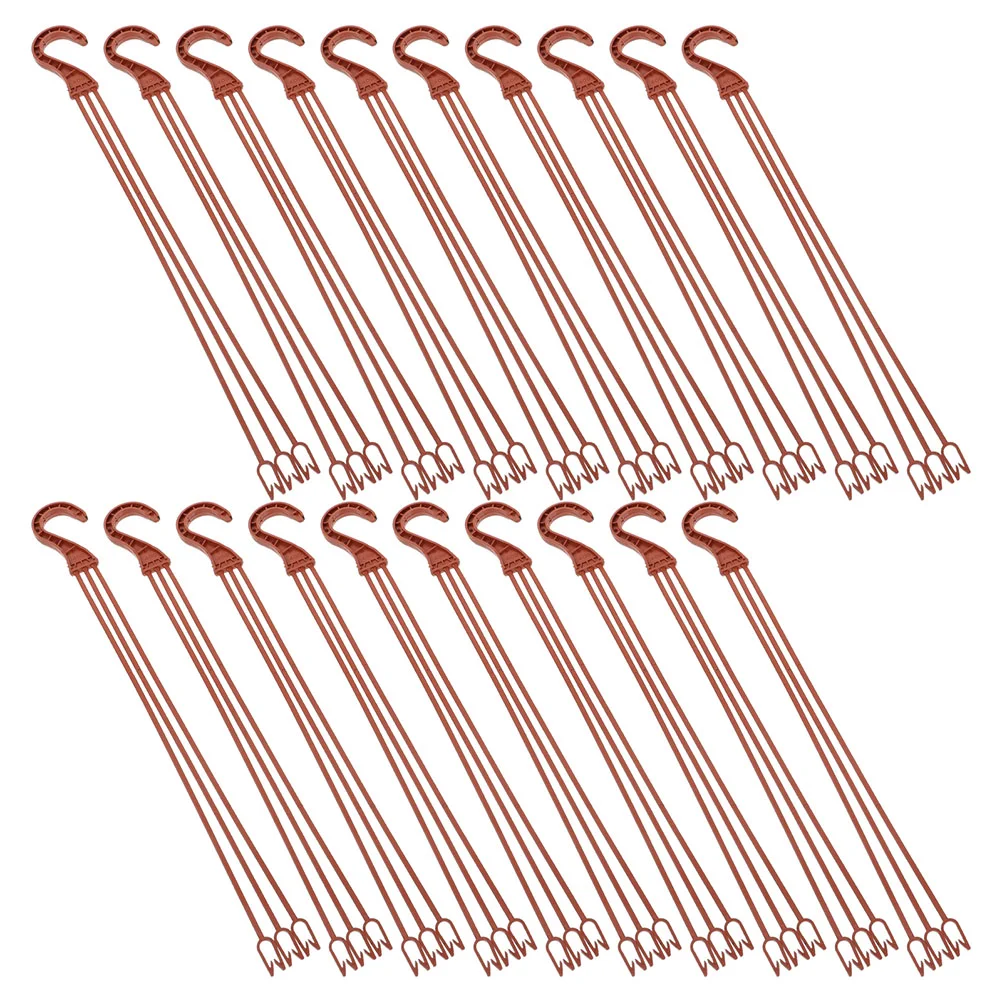 

Deck Flowerpot Hanging Hooks Holders Plastic Planter Hangers Garden Accessories