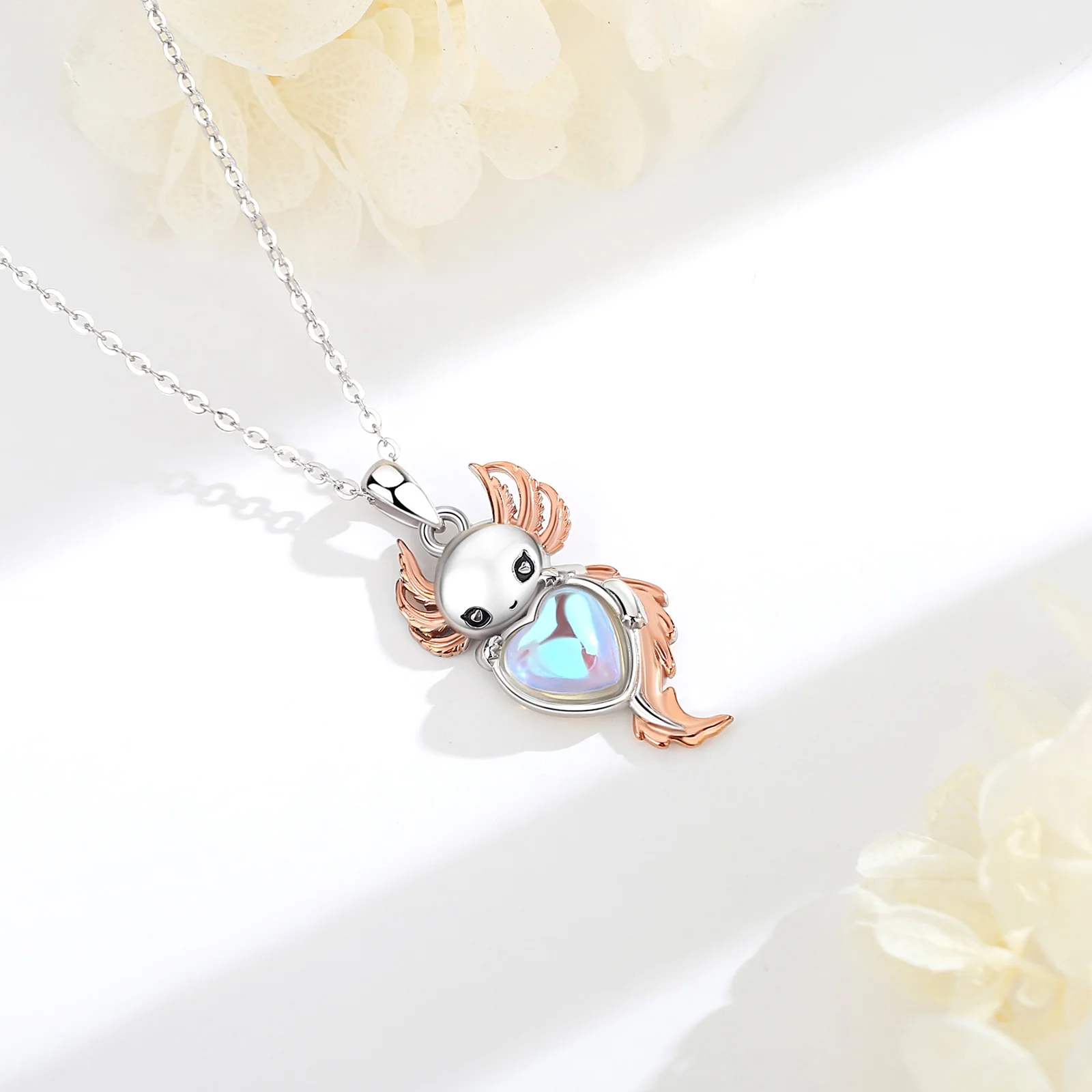 Женское ожерелье из серебра 925 пробы