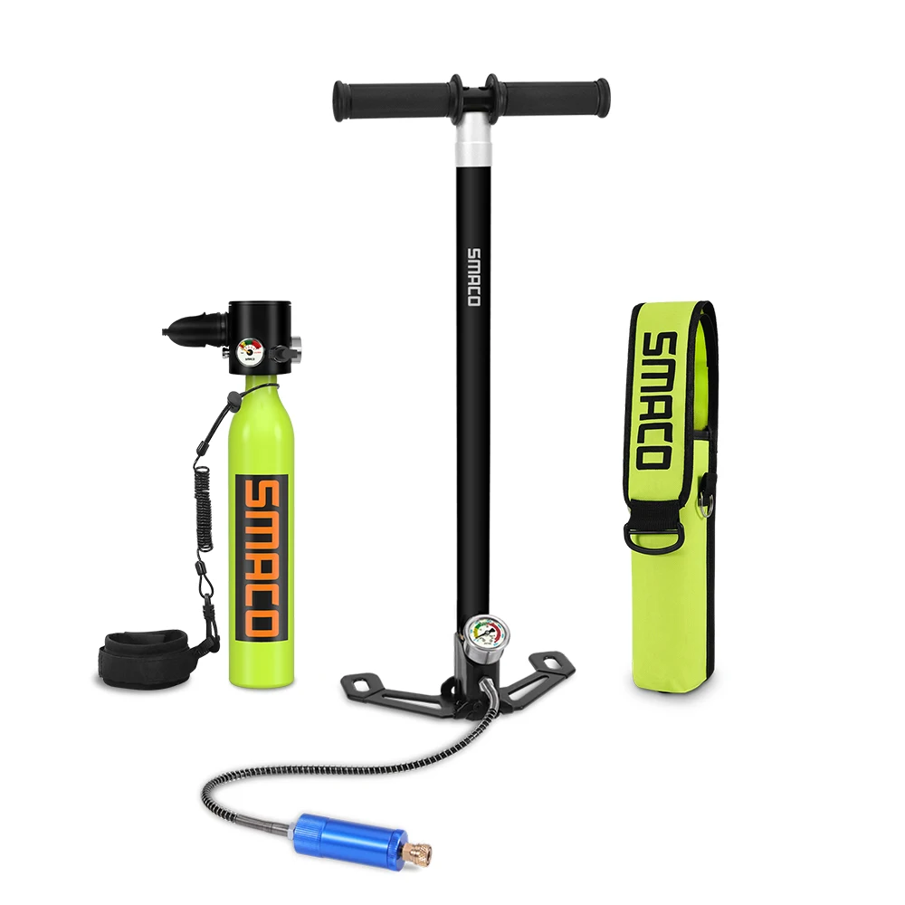 

SMACO Mini Scuba Total Freedom Breath Underwater Diving Swimming for 5 to 10 minutes Cylinder Air Tank Equipment