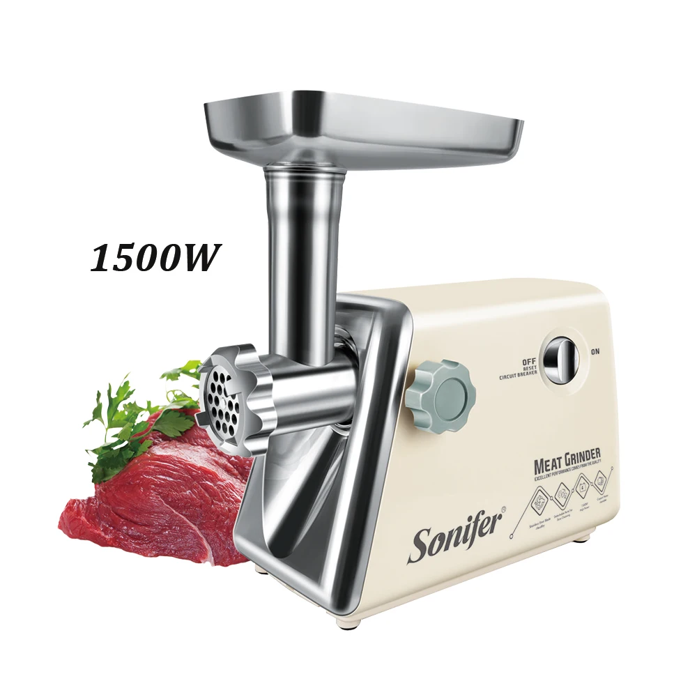 

1500 Вт домашний электровелосипед Fleischwolf Wurst Stuffer Fleischwolf 220 В сверхмощный Haushalt Fleischwolf Sonifer