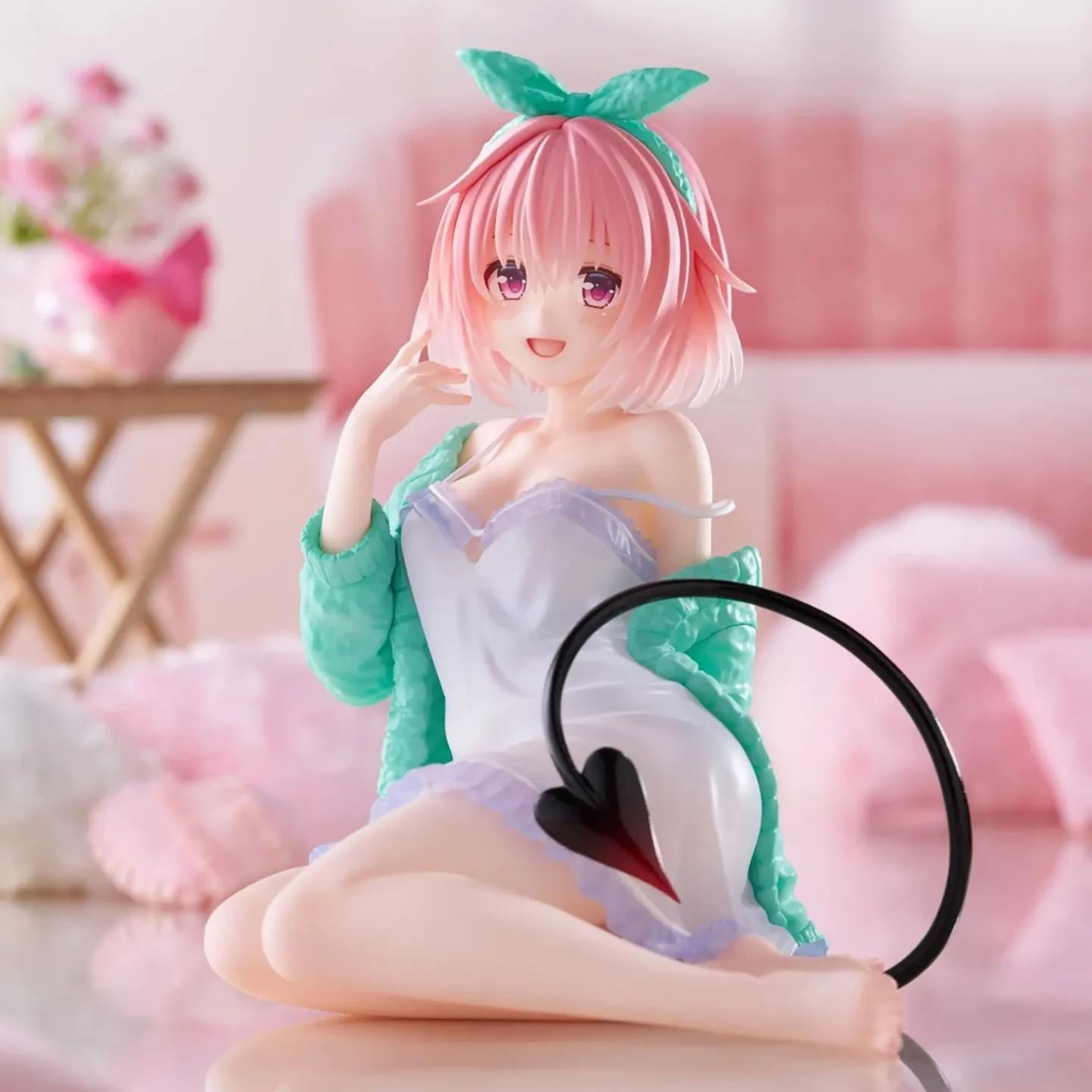 Фото Настольная фигурка TAiTO Cute To Love-Ru Darkness: Момо Белиа Девилюк, Нана Астар Девилюк (версия в домашней одежде) Аниме-фигурки и модели игрушек №2
