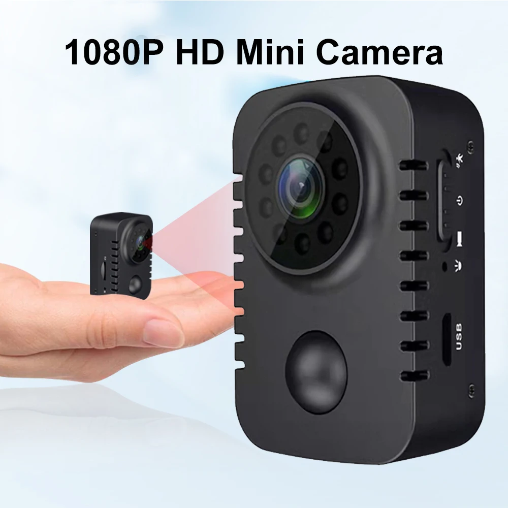 

Мини-камера 1080P HD Беспроводная Карманная с поддержкой Wi-Fi и ночного видения