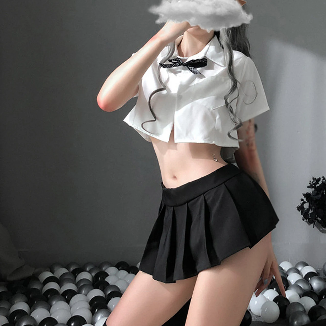 Женский эротический костюм для косплея школьная форма наряд комбинация ролевых