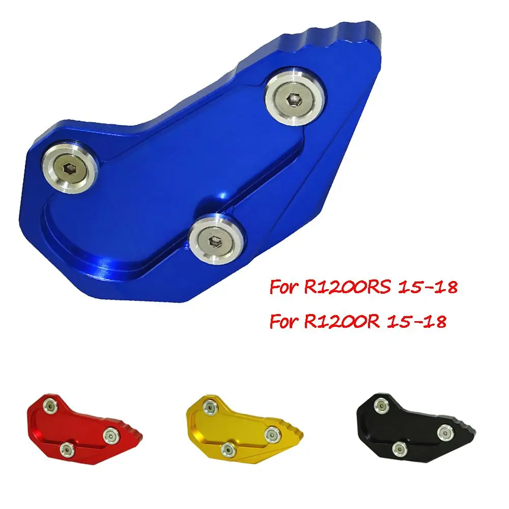 

For BMW R1200R R1200RS 15-18 CNC Kickstand Foot Side Stand Extension Pad Support Plate Enlarge Stand