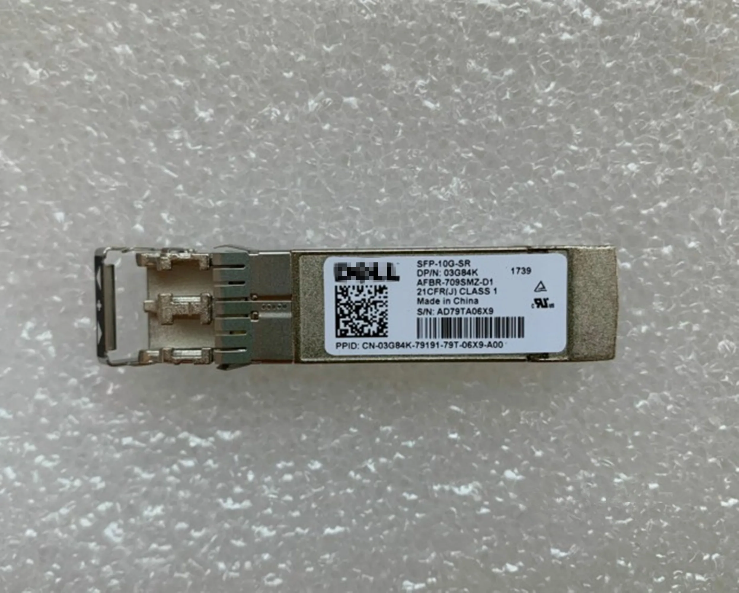DELL SFP-10G-SR 03G84K AFBR-709SMZ-D1 10Gbase-SR 850nm 300m dell 10g sfpTransceiver/dell 10g switch switches network card module enlarge