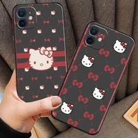 hello kitty kuromi cute phone cases for iphone 11 12 pro max 6s 7 8 plus xs max 12 13 mini x xr se 2020 funda soft tpu carcasa