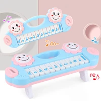 piano music game electronic organ childrens instrument abs 12 keys portable baby gift cartoon pattern early educational toy