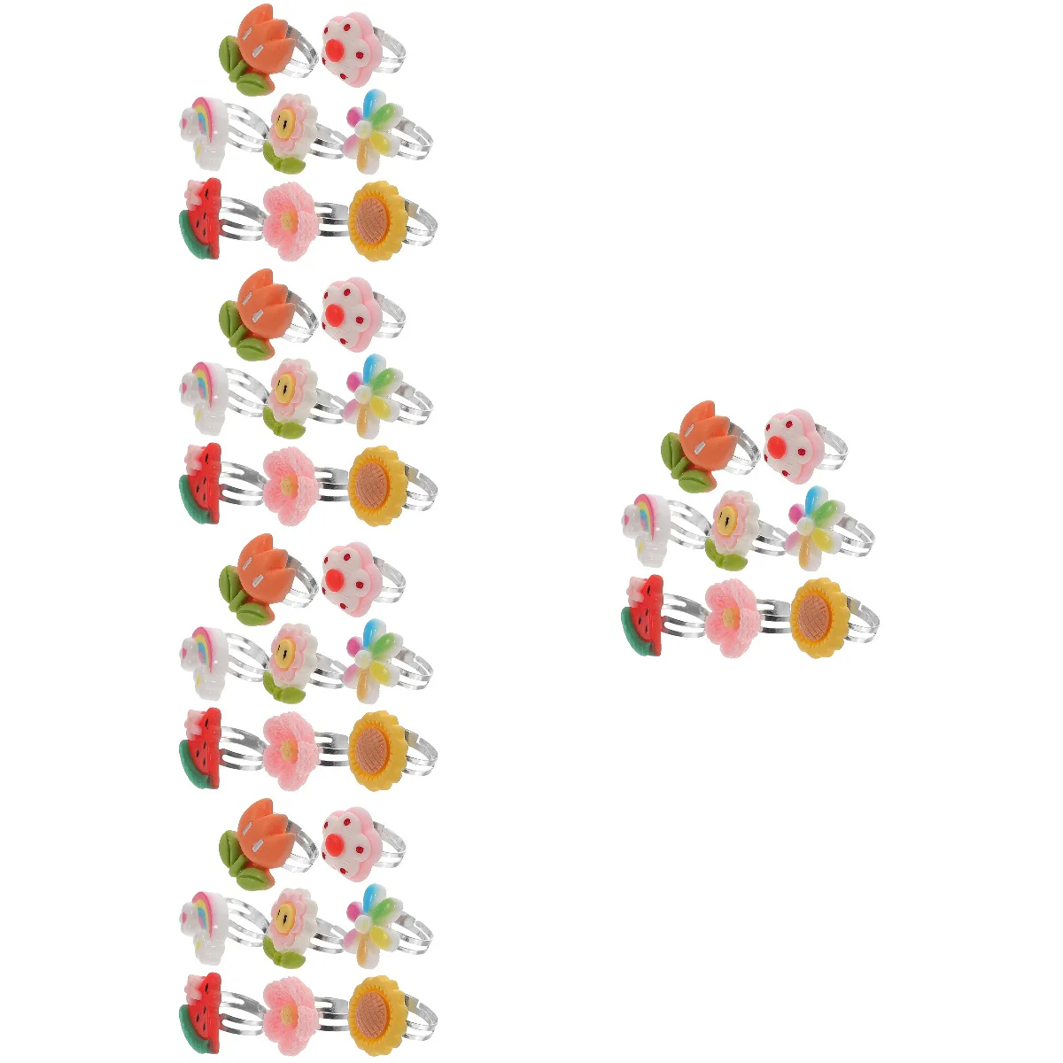 

Детское кольцо с мультяшным рисунком, 5 коробок