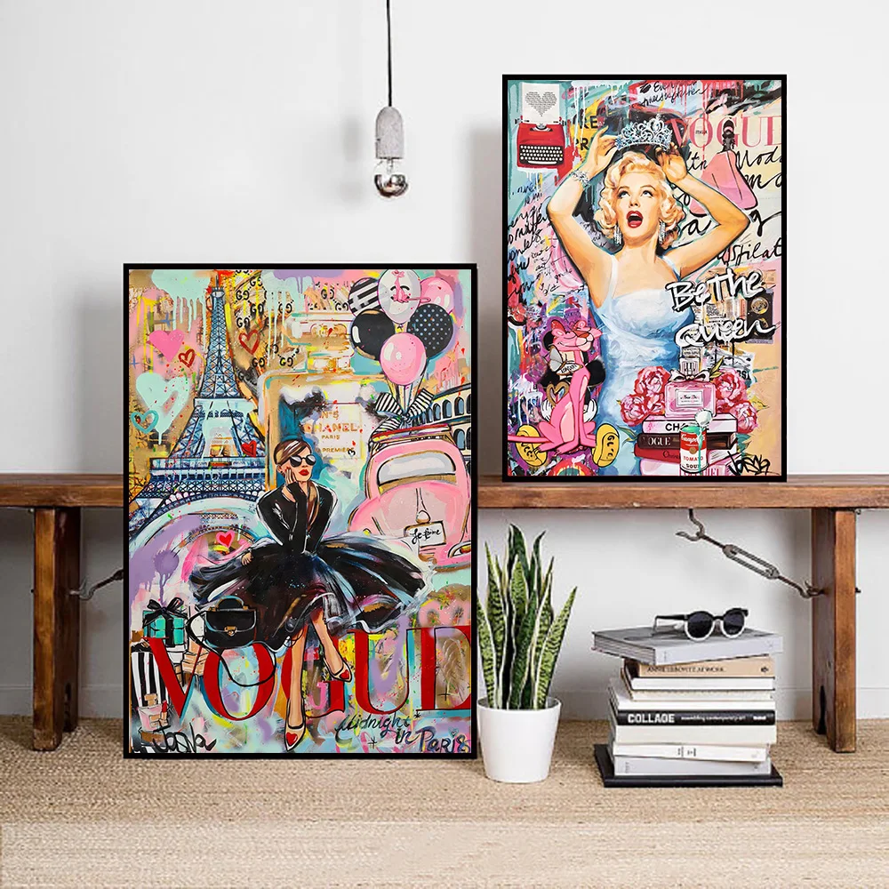 

Graffiti Art Marilyn Monroe Canvas Painting Pop Art Poster Prints Cuadros Street Wall Art Pictures for Home Decoration
