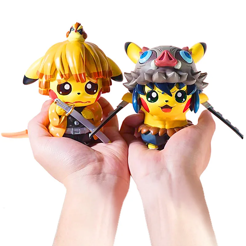 

Набор для аниме-косплея TAKARA TOMY, покемон Пикачу, 14 см, модель для взрослых и детей, подарок на день рождения, украшения для гостиной