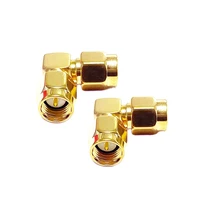 1pc sma male plug switch rp sma female jack with male pin rf coax adapter convertor right angle goldplated wholesale new