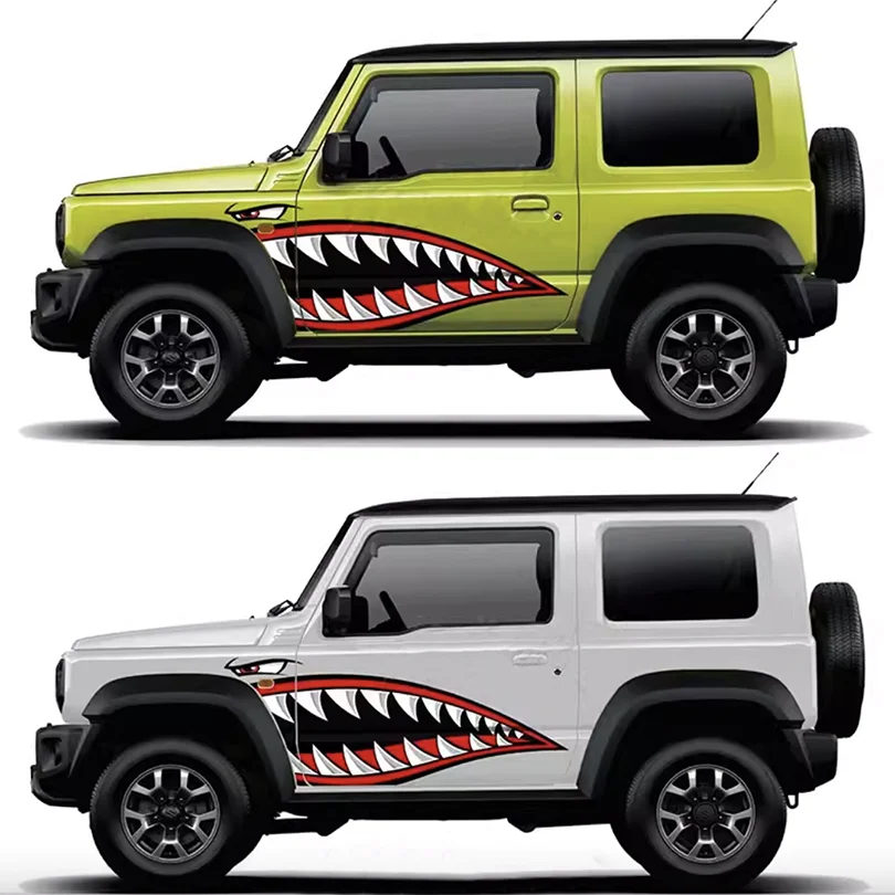 Виниловая наклейка для автомобиля акула рот Suzuki Jimny