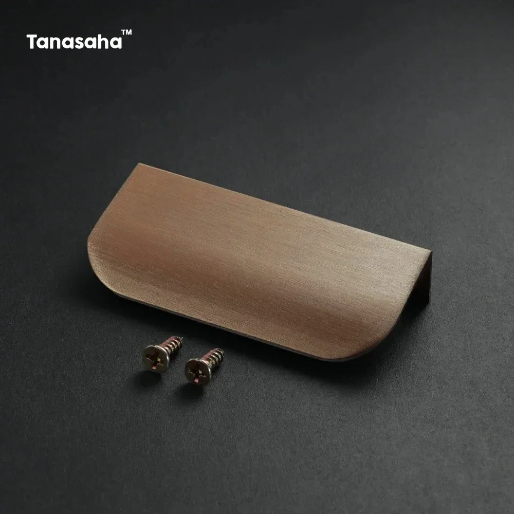 Maniglie per armadi nascoste Maniglie per armadi da cucina Manopole per cassetti Maniglie in lega di alluminio per mobili Maniglie per mobili lunghe Hardware