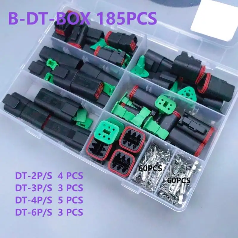 

Водонепроницаемые автомобильные разъемы DT YQBaiC 2/3/4/6/8/12 1,5 мм