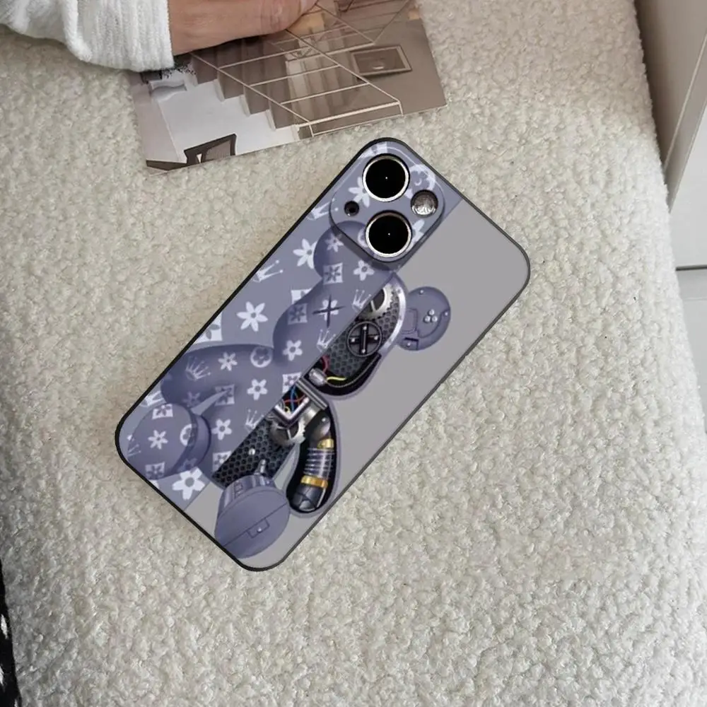 Фото Чехол HD для Apple iPhone 17 Pro Max XS XR Air 16 7 8 11 12 Plus 15 13 Mini, роскошный чехол для телефона с роботами и медведями, модный дизайн XAXC №4