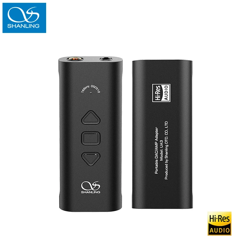 

SHANLING UA3 Portable Dac Audio Headphon Amplifi AMP Hi-fi Type c/Lightning To 3.5/4.4mm Balanced Converter Hi res AK4493SEQ