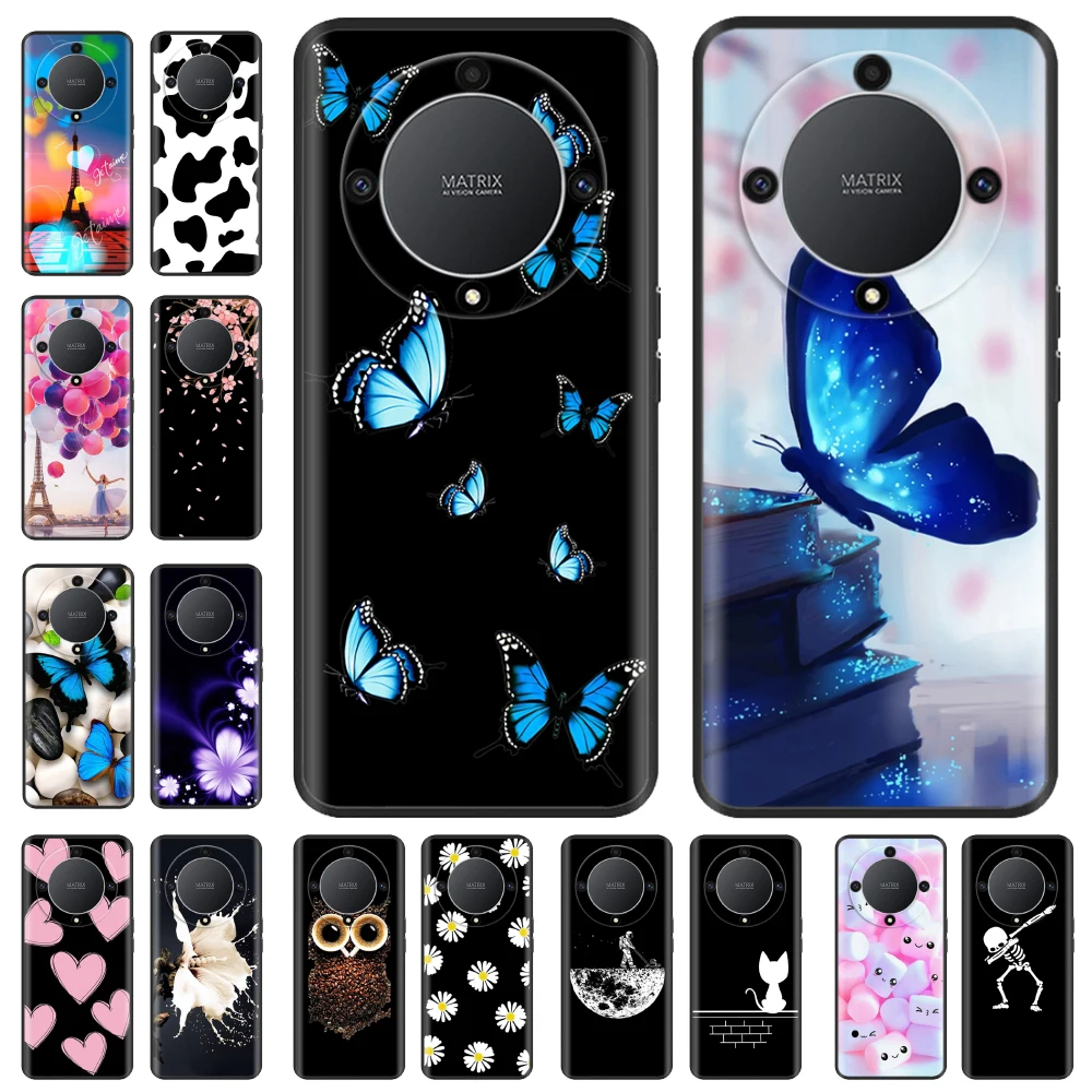

For Honor Magic 5 Lite Case Honor Magic 4 5 Lite Cover Cases Shockproof Silicone TPU Phone Back Cover Honor Magic 5 Lite Fundas