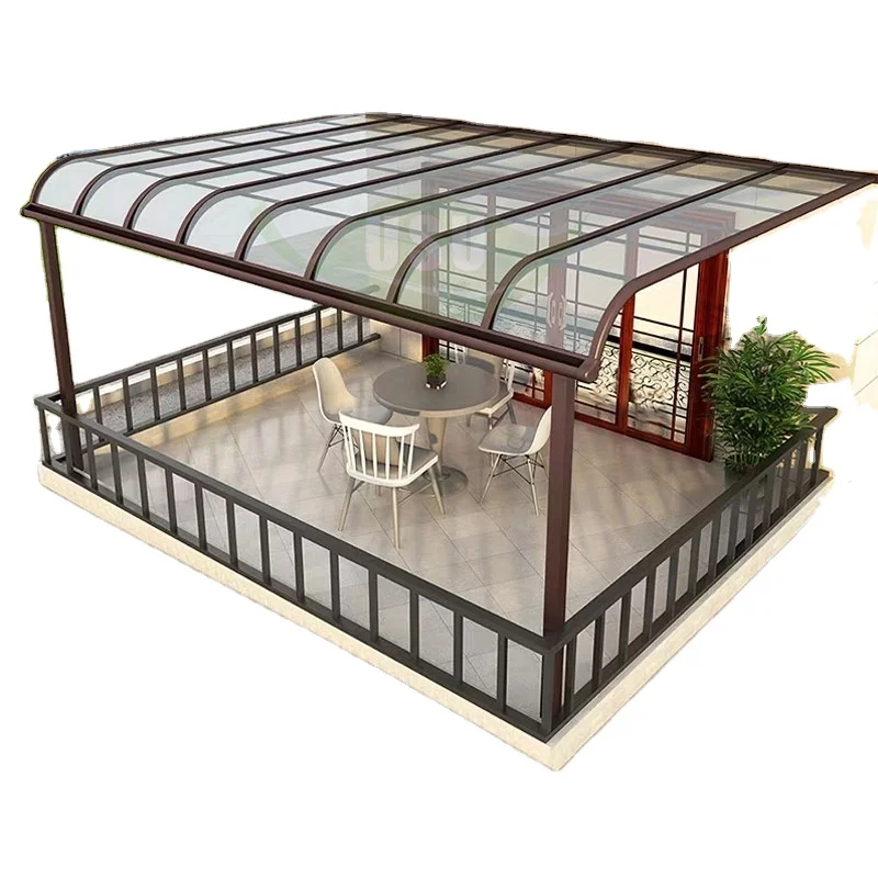 Алюминиевый балконный тент из ПВХ уличный для патио алюминиевый подвесной навес