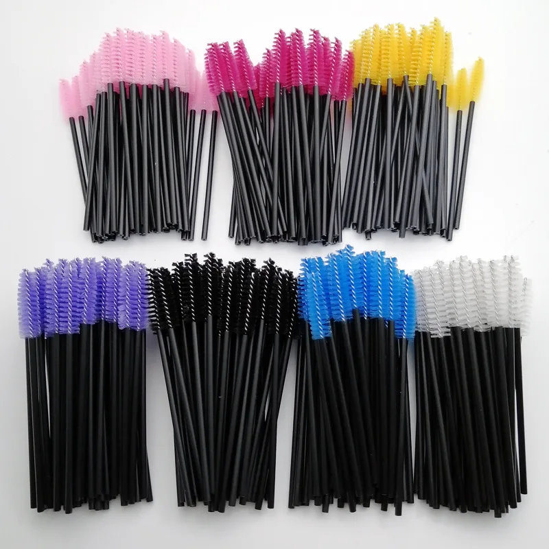 

50Pcs Disposable Eyelash Brush Eyelashes Extension Eyebrow Brush Mascara Wands Applicator Spoolers Eye Lashes Cosmetic Makeup