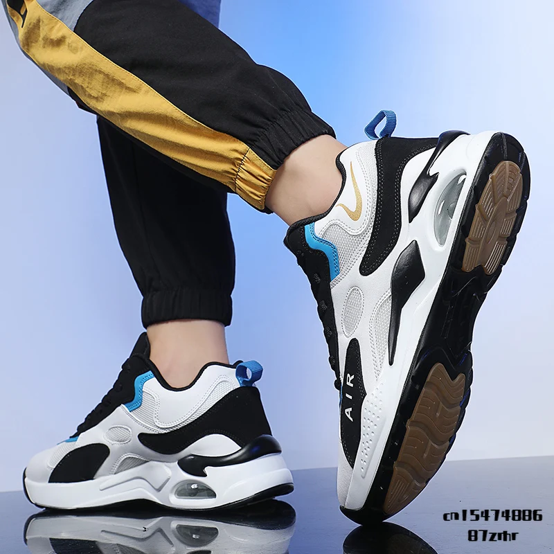 2021 Autumn Winter Men Outdoor Casual Sport Basketball Shoes for Male High Top Breathable Air Cushion Running Original Sneaker