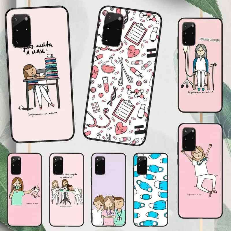 

Medicine Doctor Nurse Phone Case For Samsung galaxy A S note 22 52 21 20 53 51 71 12 13 10 32 50 fe s ultra plus