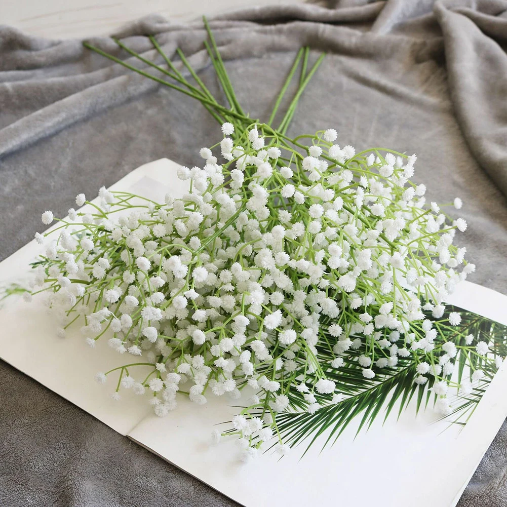 

Gypsophila Flower Bunch Of Artificial Flowers Silk Fake Ornaments DIY Wedding Decoration Bouquet Garden Home Decor