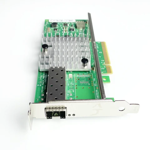 Сетевая карта XikeStor PCIE×8 Single SPF+ 10G Ethernet с чипом Intel X520-DA1 для ПК/NAS/Server