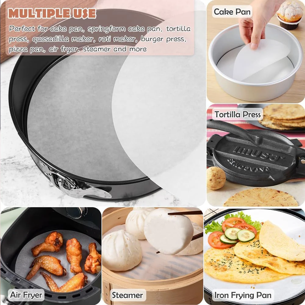 20 шт. круглые антипригарные листы для выпечки 6 дюймов 8