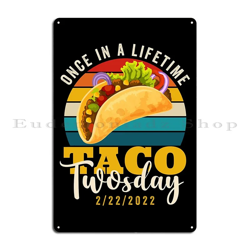 Металлическая табличка &quotUltimate Taco Twosday&quot