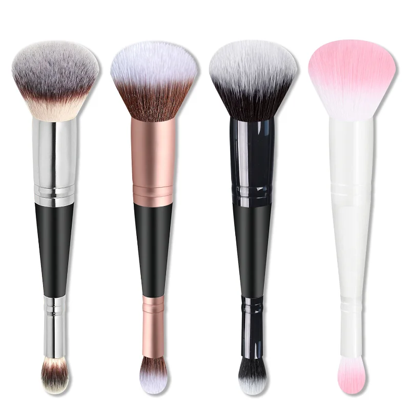 

1pcs Professional Double Head Makeup Brushes Shadow Highlighter Powder Foundation Concealer Blush Facial Brush Beauty Tools