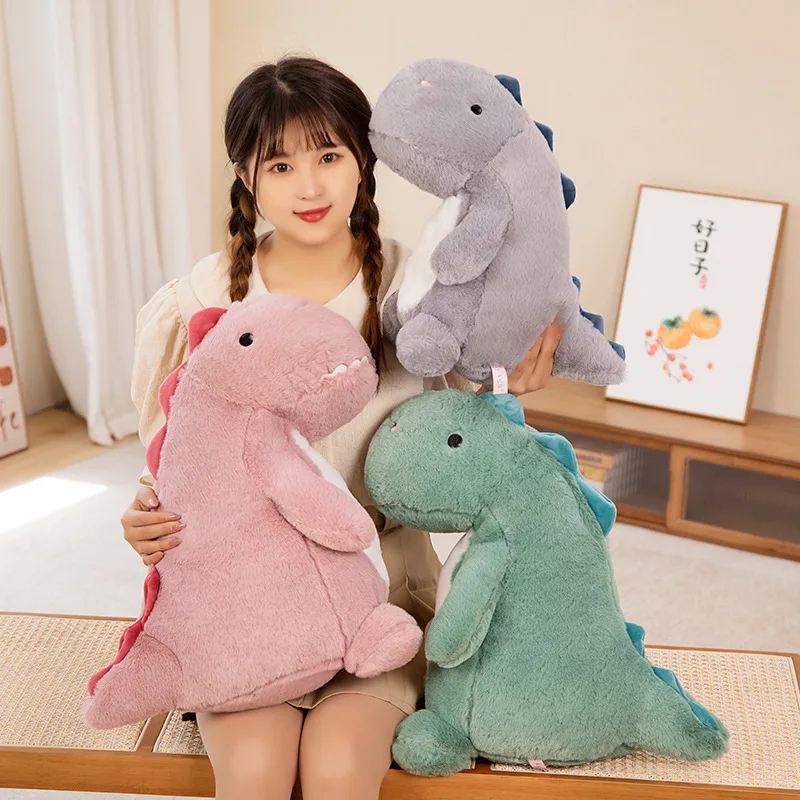 

30-50cm Dinosaur Plush Toy New Stuffed Animals Round Fat Dragon Plushies Doll Soft Kids Pillow for Girls Birthday Gifts