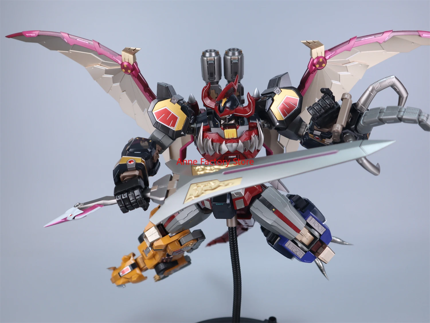 Фото [В НАЛИЧИИ] Модель Beast King G-01 G01 DaiZyuJin Dragon Caesar Mighty Morphin Power TEAM Аниме Фигурка №2