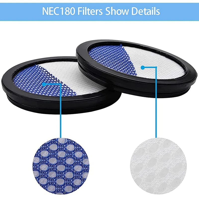 Лучшие предложения Сменный фильтр совместимый с Eureka Rapidclean Pro Stick NEC180 NEC185 NEC186 NEC190