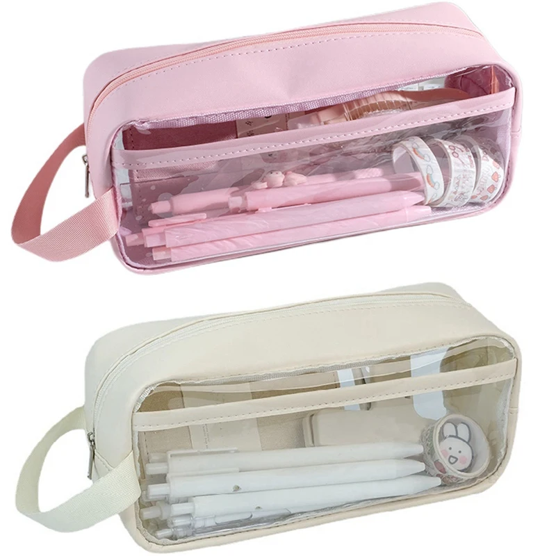 

Японский карандаш большой емкости для девушек, яркий фотокарандаш, цвет белый и розовый, 1 комплект