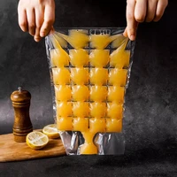 10pcs ice mould disposable portable ice cube bags transparent faster freezing ice making ice bag kitchen gadgets ice cube maker