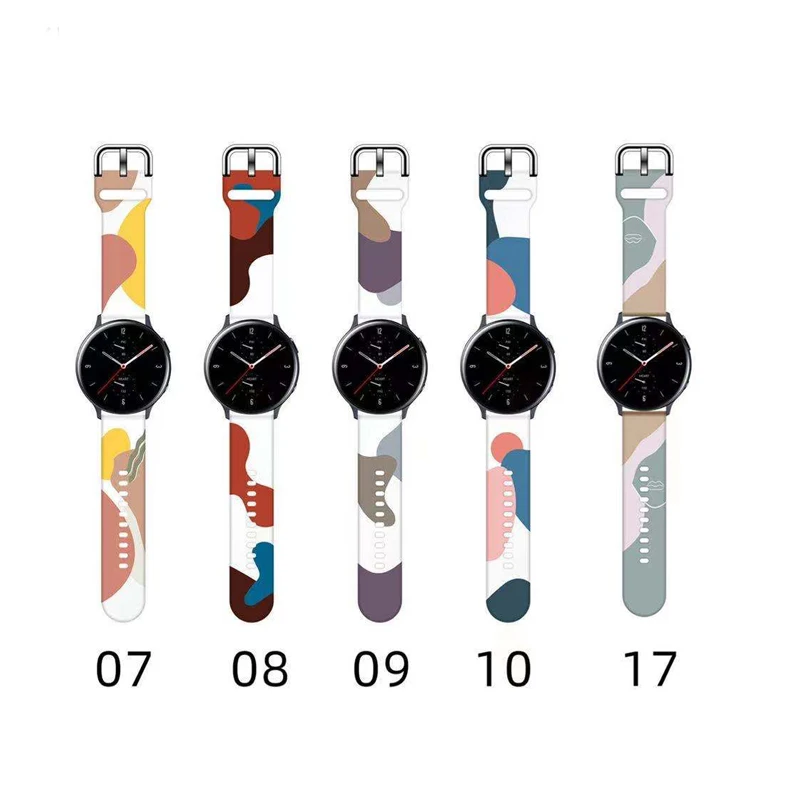 20mm watch Band For Samsung Galaxy Watch 4 classic 46mm 42mm smartwatch Silicone Sports Bracelet Galaxy Watch 3 44mm 40mm Strap