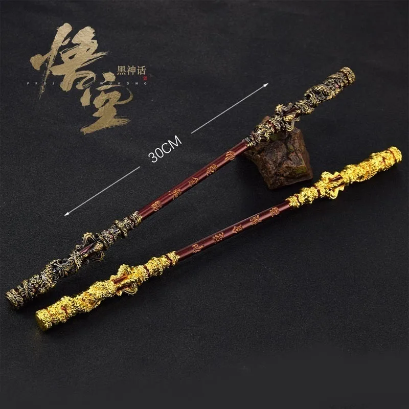 30 см черный миф: фигурка WuKong Golden Cudgel фигурки героев горячая игра из сплава модель