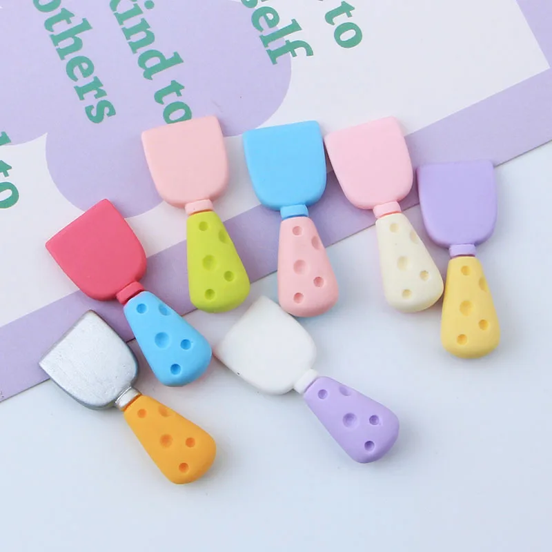 Милые столовые приборы с бантом из смолы искусственные подвески для