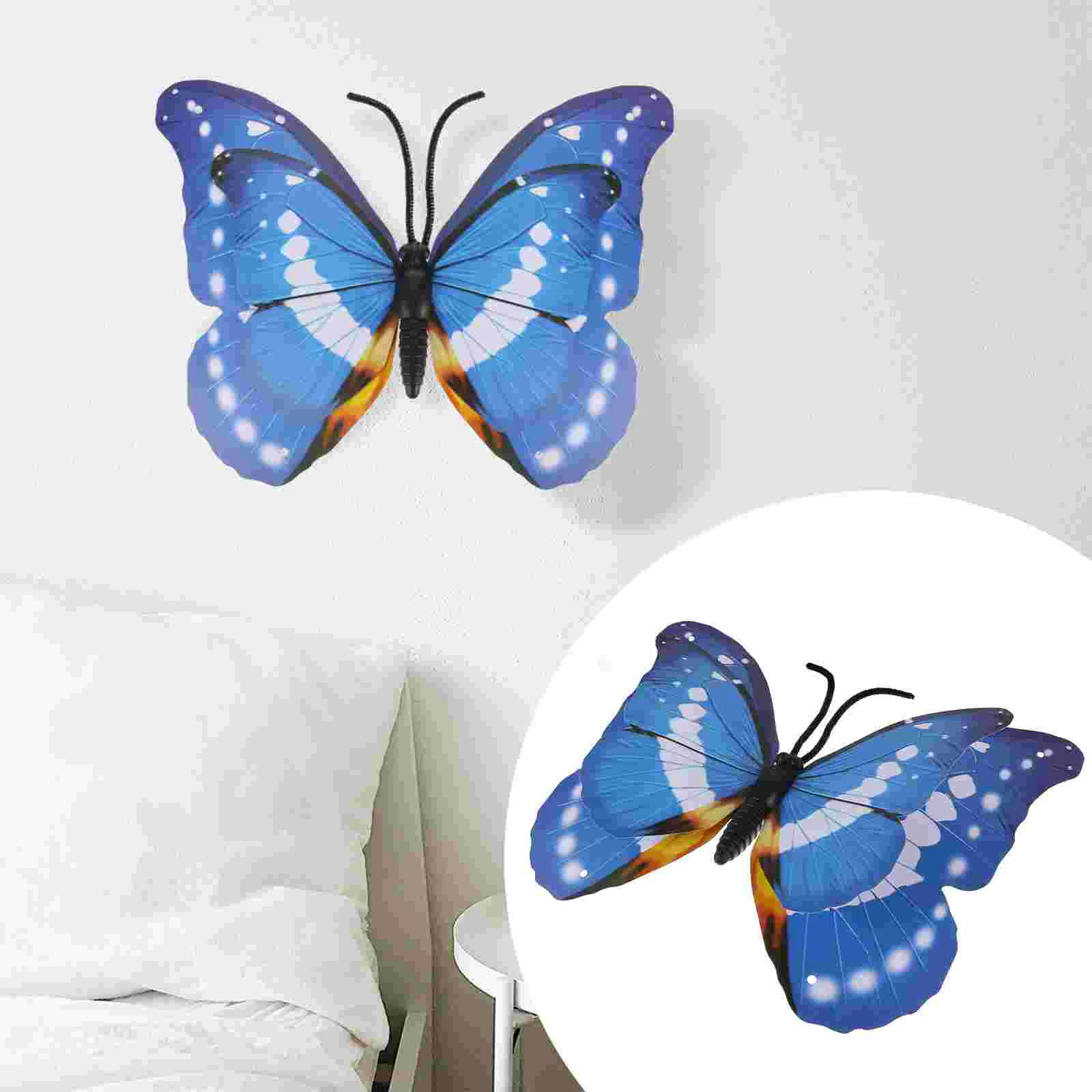 

Big Size 40cm Double Layer Fake Butterflies Home Garden Ornament House Adornment