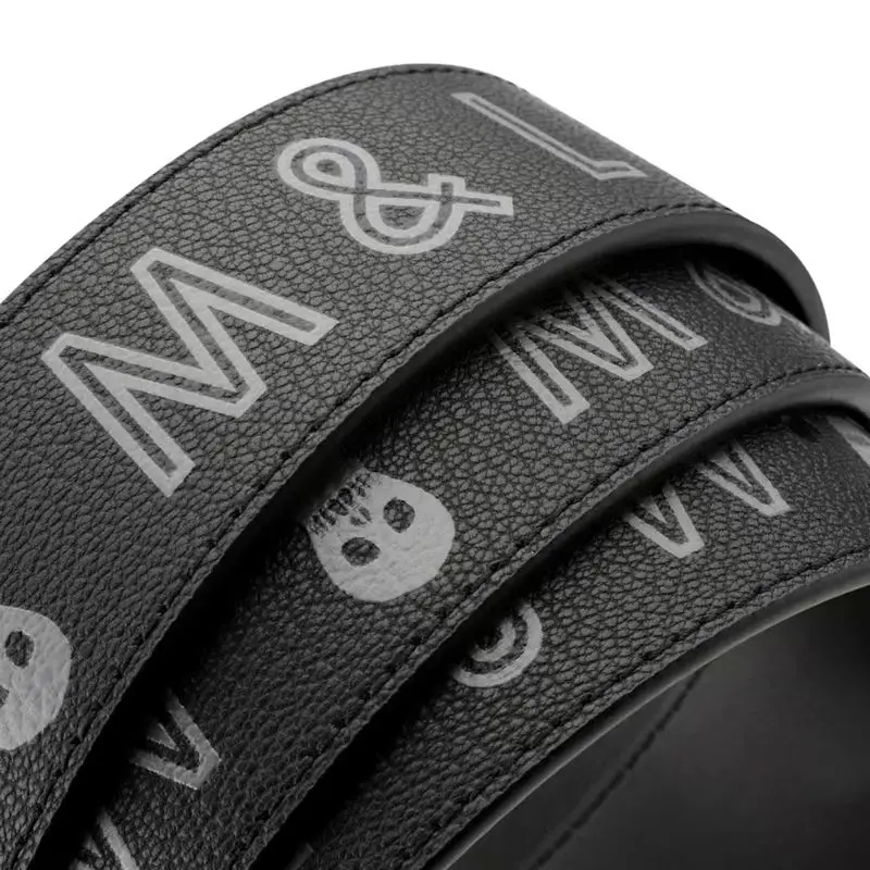 Men's/Women's Belt Leather Golf Belt Leather Japanese Brand Belt Leisure Entertainment Sports Black/White Belt