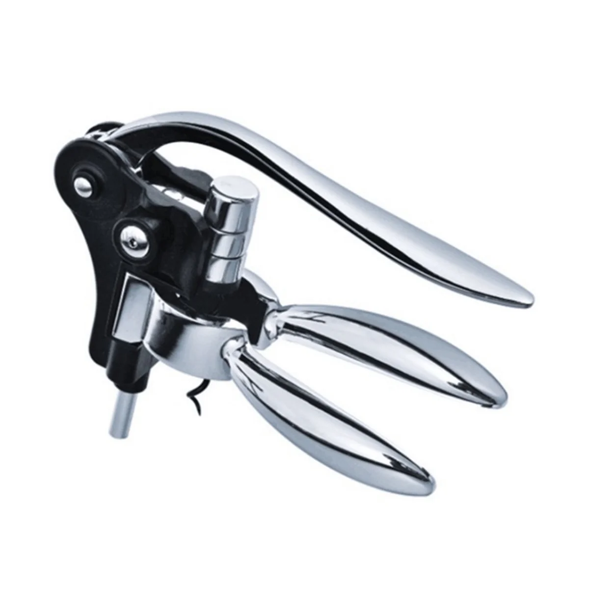 

Bar Lever Corkscrew Barware Rabbit-Shaped Bottle Opener Manual Rabbit Head Bottle Opener