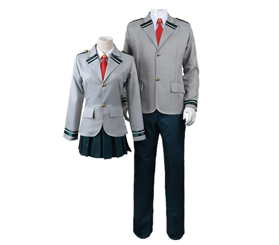 

Boku No Hero Academia Anime Midoriya Izuku Bakugou Katsuki Gray My Hero Academia OCHACO URARAKA School Uniform Cosplay Costumes