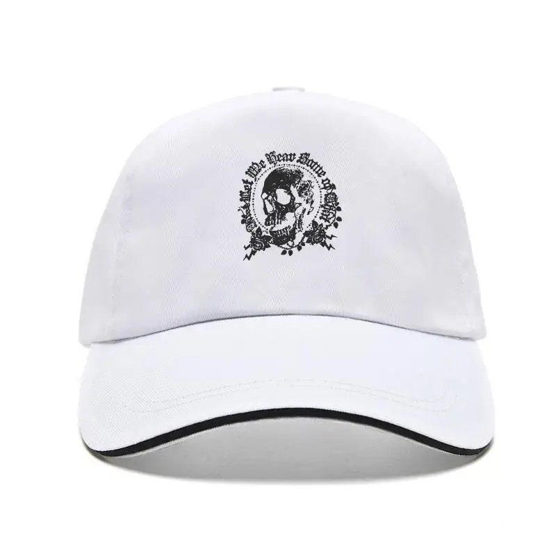 

Boohoo Mens Big & Tall Skull And Rose Back Print Baseball Cap