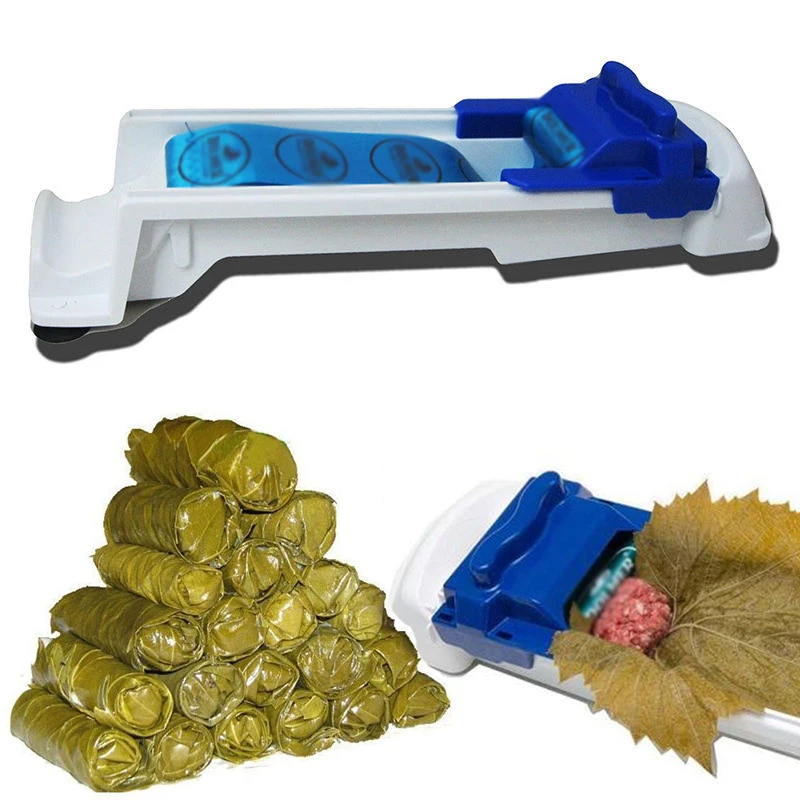 

Stuffed Grape Leaf Vegetable Meat Roller Wrapping Cabbage Meat Rolling Tool Dolmer Sushi Making Machine Kitchen Accessories