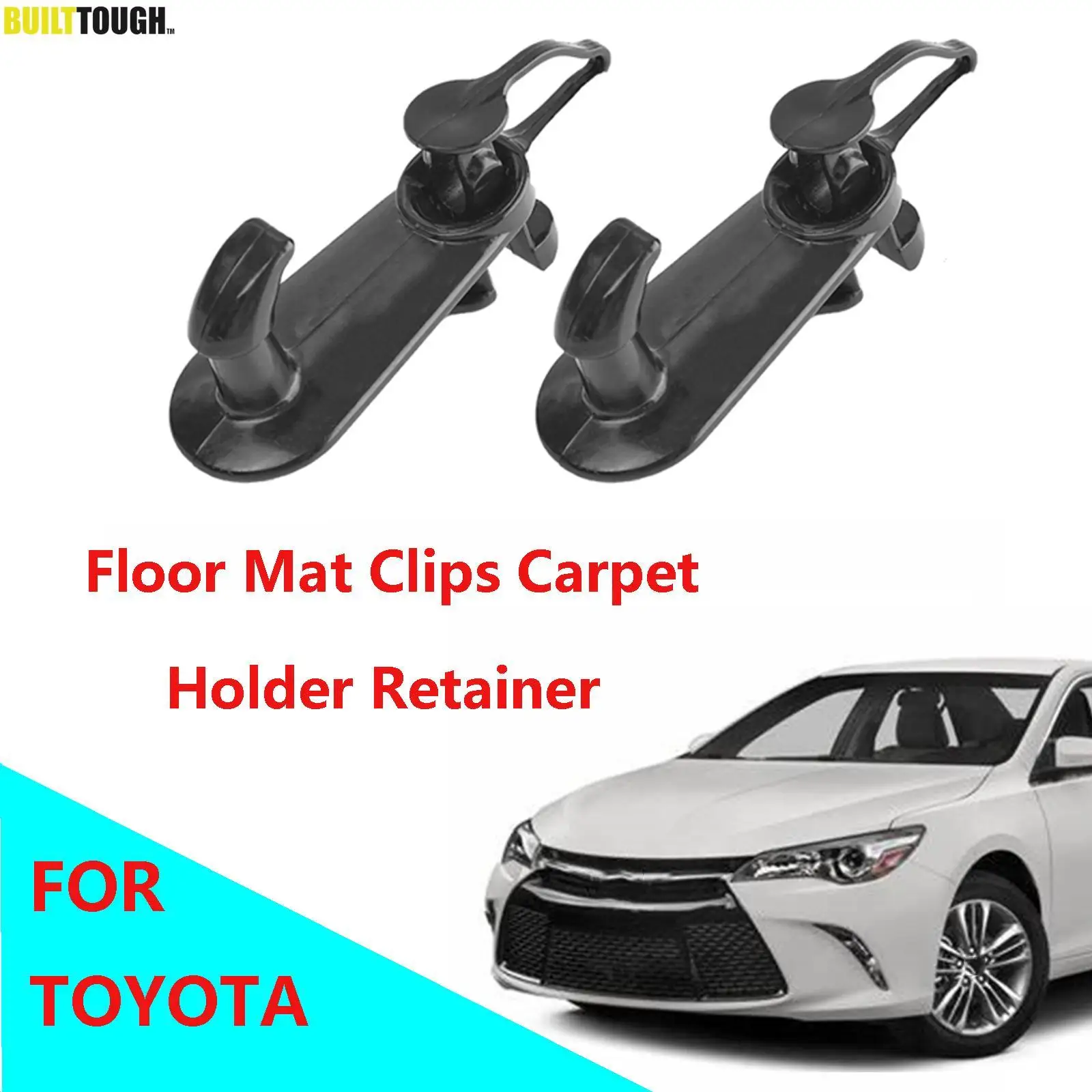 

Для Toyota Avalon Camry Corolla Sequoia Sienna Solara Tacoma Tundra Venza Yaris автомобильный коврик зажимы держатель ковра фиксатор