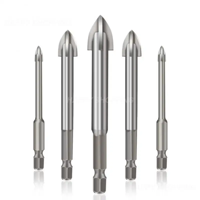 

/set Multifunctional Cross Alloy Drill Bits Tip High-Performance Utility Tools Efficient Universal Drilling Woodwork Tool