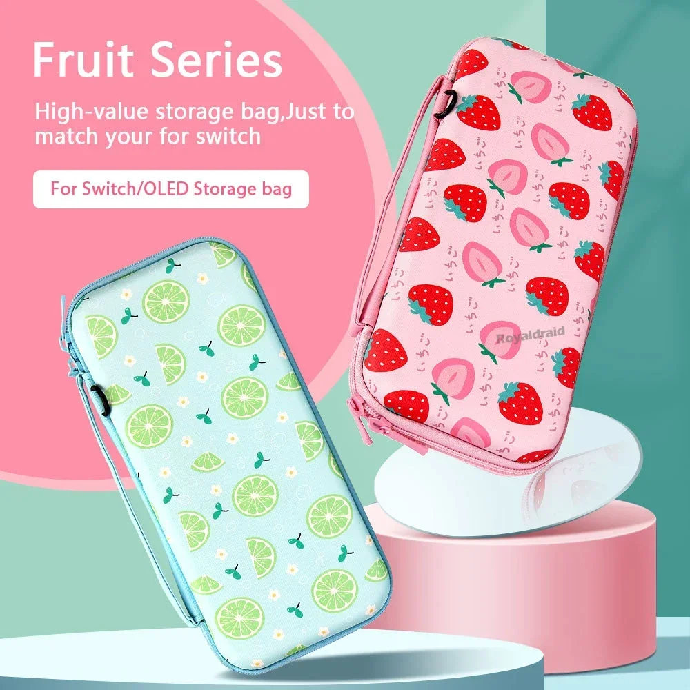 Портативная сумка для хранения фруктов Nintendo Switch/OLED-консоли Royaldraid