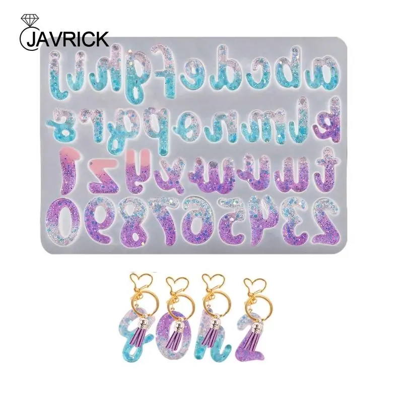 

Letter Numbers Silicone Molds Epoxy Resin Mould DIY Jewelry Making Findings Tool