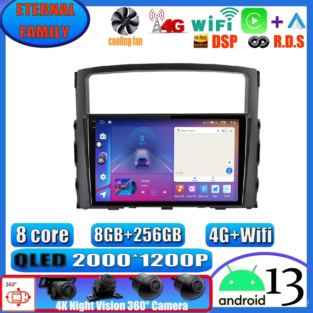 

Автомагнитола на Android для MItsubishi Airtrek Outlander 2002-2008, автомобильное радио, мультимедийный видеоплеер, навигация GPS, 2DIN, DVD, камера